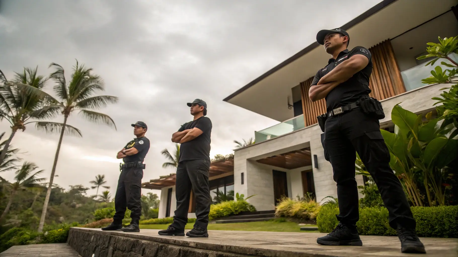 bodyguard secured the villa | Bodyguard Bali