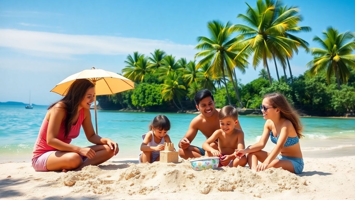 Family enjoying a safe and happy vacation in Bali.