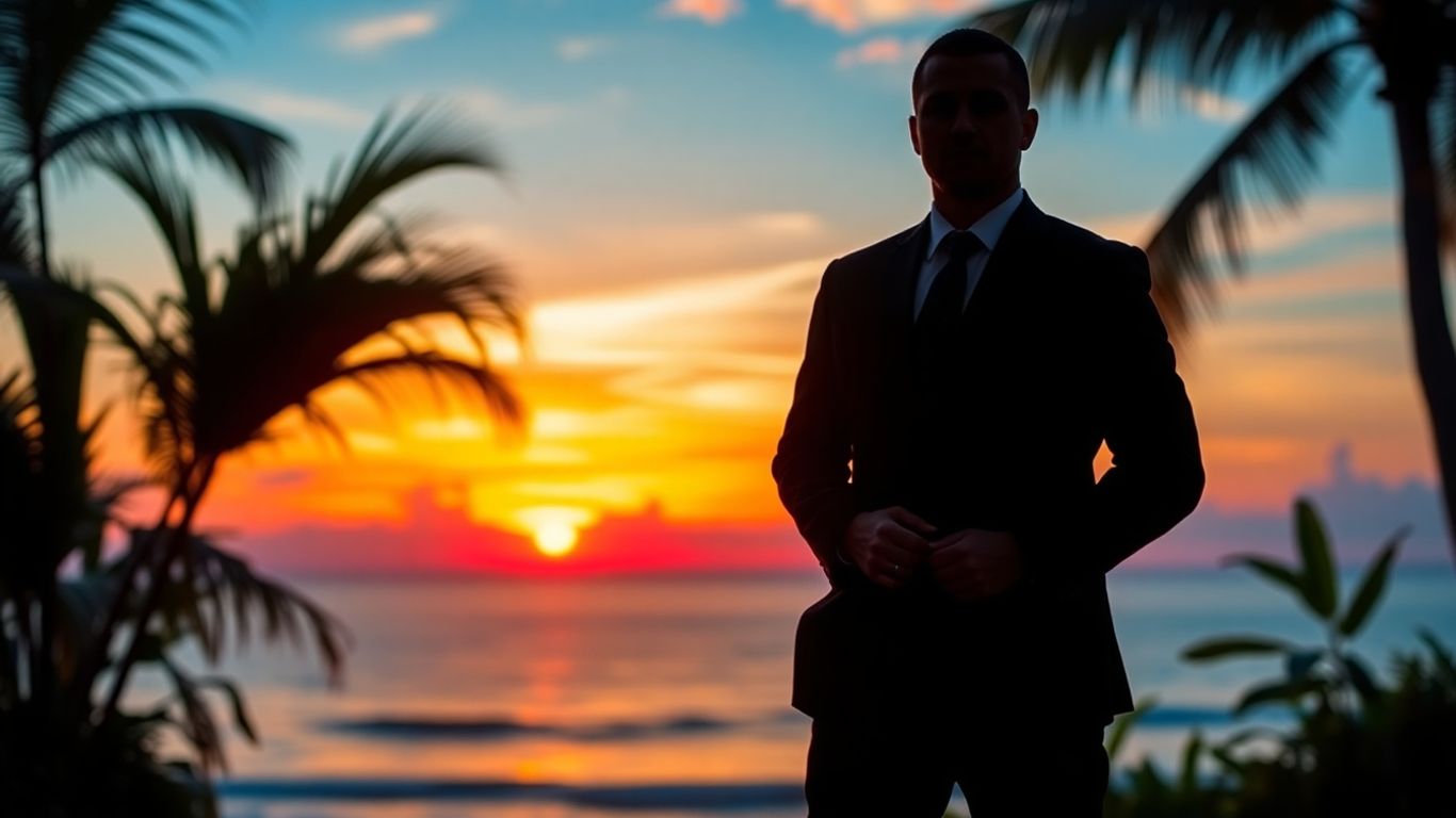 VIP bodyguard protecting client in Bali