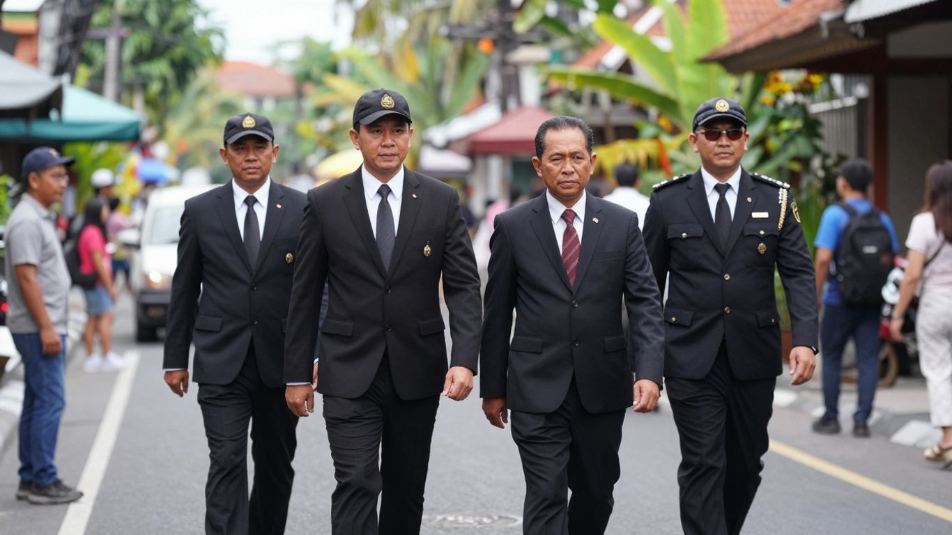 VIP security detail in Bali
