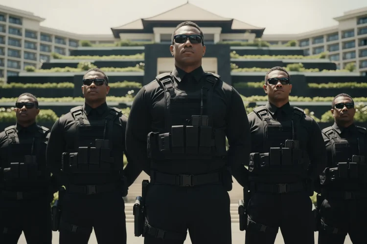 5 Security Stand by at Hotel | Halfbody | Bodyguard Bali